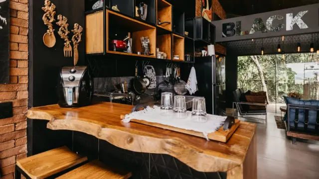 Air fryer on a kitchen countertop